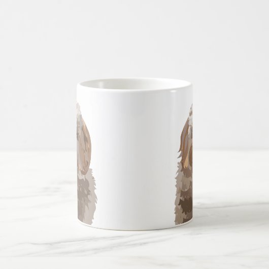 Hunde Labradoodle Niedlich Hunddesign Kaffeetasse (Mittel)