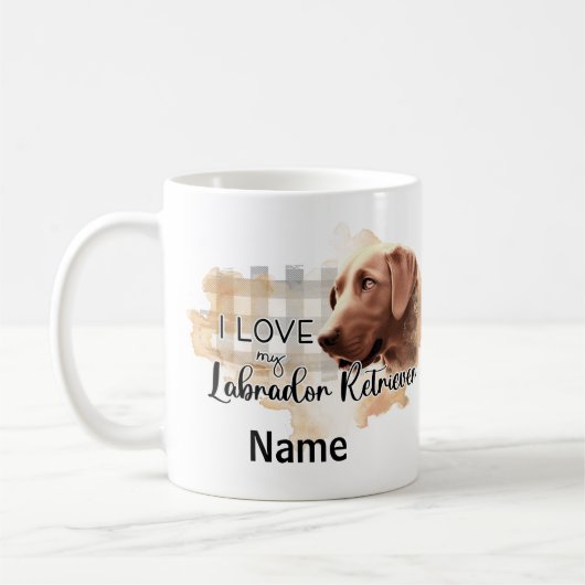 Hunde Labrador Retriever Tasse Kaffee, Cup (Links)