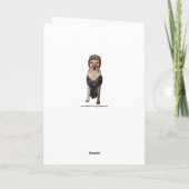 Hunde/Labrador Vatertagskarte Karte (Rückseite)