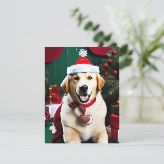 Hunde Labrador Weihnachten (Stehend Vorderseite)