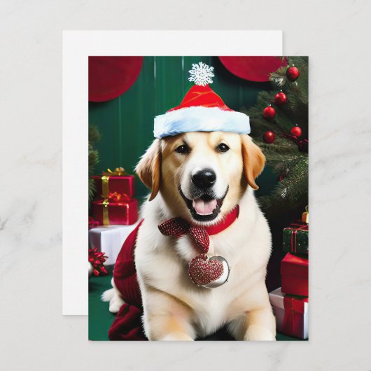 Hunde Labrador Weihnachten (Vorne/Hinten)