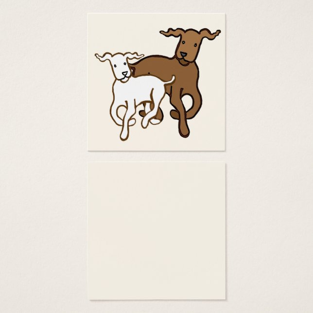 Hunde laufen (Vorne & Hinten)