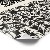 Hunde laufen antike Haustierkunst viktorianische A Poster (Ecke)