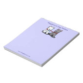 Hunde laufen Business Notepad mit Terrier Notizblock (Rotiert)