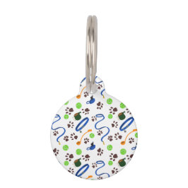 Hunde laufen - ID-Tag des Hundes Haustiermarke