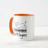 Hunde laufen leicht abgelenkt von Sarod-Spielern Tasse (Vorderseite Links)