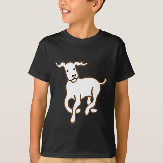 Hunde laufen T-Shirt (Vorderseite)