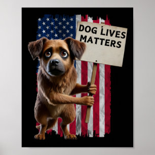 Hunde leben sie essen Hunde Spriengfield Aufkleber Poster