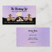 Hunde-Lebensmittel-Visitenkarten Visitenkarte (Vorne/Hinten)