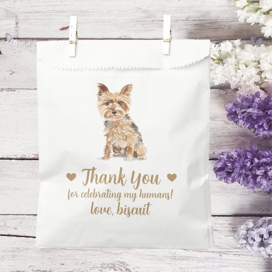 Hunde Leckerei Gastgeschenk Hochzeit Beutel Geschenktütchen