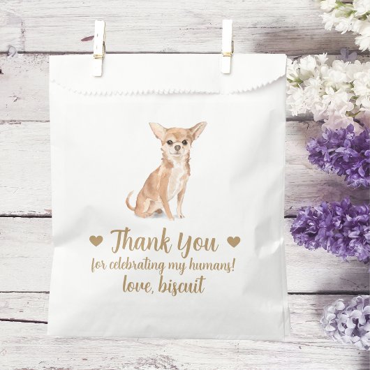 Hunde Leckerei Gastgeschenk Hochzeit Beutel Geschenktütchen