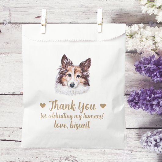 Hunde Leckerei Gastgeschenk Hochzeit Beutel Geschenktütchen