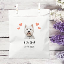 Hunde Leckerei Gastgeschenk Hochzeit Beutel