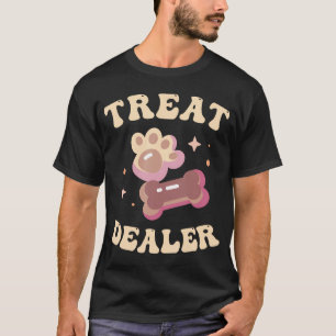 Hunde Leckerei Händler Funny Dog Training Hund Sit T-Shirt