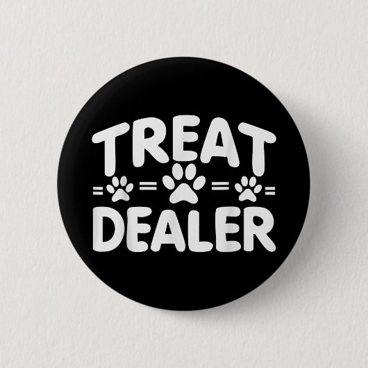 Hunde Leckerei Händler, Hundebesitzer Hundehund Lo Button (Vorderseite)