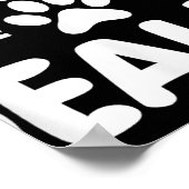 Hunde Leckerei Händler, Hundebesitzer Hundehund Lo Poster (Ecke)