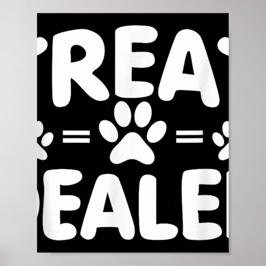 Hunde Leckerei Händler, Hundebesitzer Hundehund Lo Poster (Vorne)