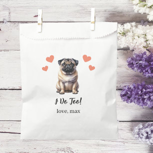 Hunde-Leckerei-Hochzeitsgunstbeutel Geschenktütchen