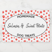 Hunde-Leckerei Lebensmitteletikett (Einzelnes Label)