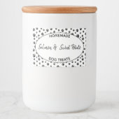 Hunde-Leckerei Lebensmitteletikett (Vorderseite)