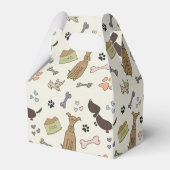 Hunde Leckereien Gefälligkeitsbox Geschenkschachtel (Rückseite)