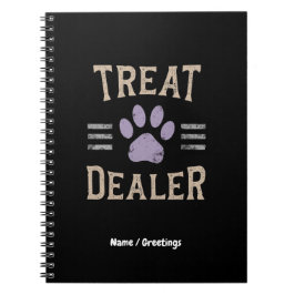 Hunde Leckereien Händler Funny Spaß Design Perfekt Notizblock