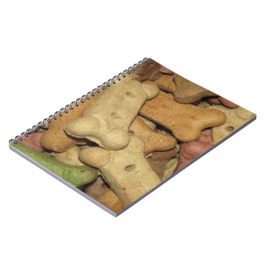 Hunde-Leckereien-Notebook Notizblock (Linke Seite)