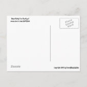 Hunde Leckereien Postkarte (Rückseite)