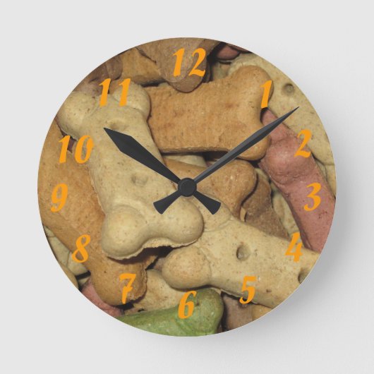 Hunde Leckereien Uhr (Vorderseite)