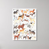 Hunde Leinwanddruck (Vorderseite)