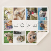 Hunde Liebe 10 FotoCollage Sherpadecke (Vorderseite (Horizontal))