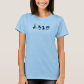Hunde-Liebe Basic-T - Shirt (Vorderseite)