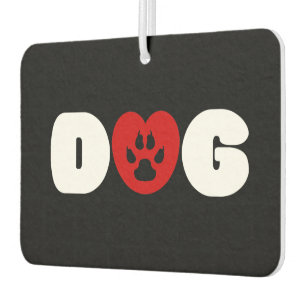 Hunde Liebe Heart Air Freshener Autolufterfrischer