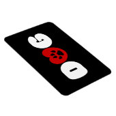 Hunde Liebe Herz Magnet (Rechte Seite)