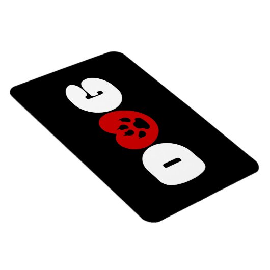 Hunde Liebe Herz Magnet (Rechte Seite)