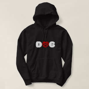 Hunde Liebe Herzhoodie Hoodie