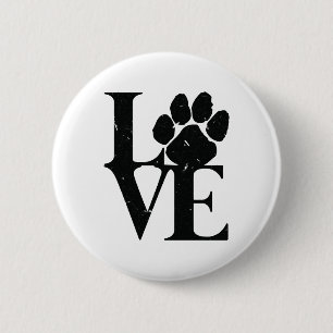 Hunde Liebe Hunde Button