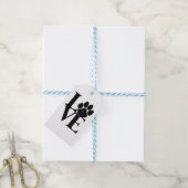 Hunde Liebe Hunde Geschenkanhänger (Mit Garn)