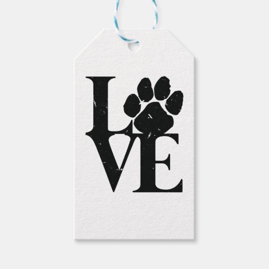 Hunde Liebe Hunde Geschenkanhänger (Vorderseite)