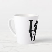 Hunde Liebe Hunde Milchtasse (Linke Ecke)