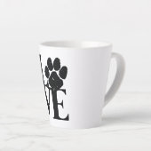 Hunde Liebe Hunde Milchtasse (Rechte Ecke)