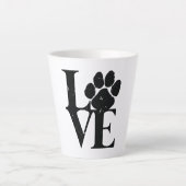 Hunde Liebe Hunde Milchtasse (Vorderseite)