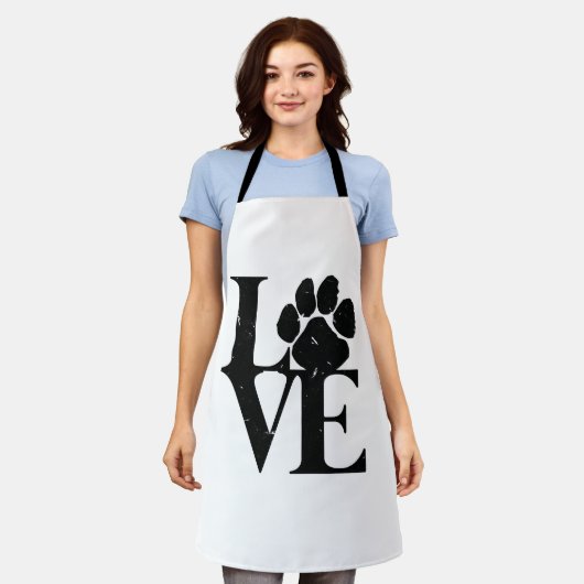 Hunde Liebe Hunde Schürze (Getragen)