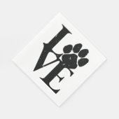 Hunde Liebe Hunde Serviette (Ecke)