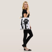 Hunde Liebe Hunde Tasche (Am Model)