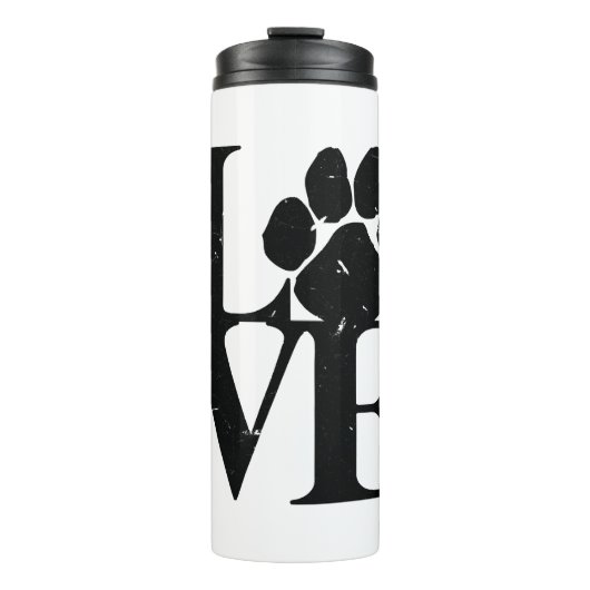 Hunde Liebe Hunde Thermosbecher (Vorderseite)