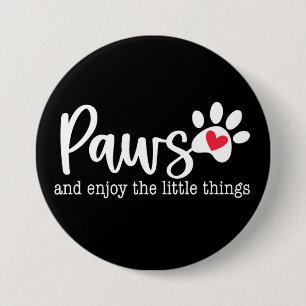 Hunde-Liebe Inspiration Zitat Button