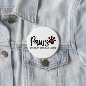 Hunde-Liebe Inspiration Zitat Button (Beispiel)