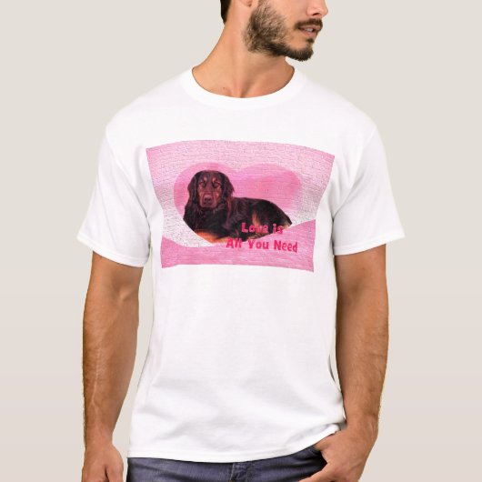 Hunde Liebe ist alles, was Sie brauchen T-Shirt (Vorderseite)