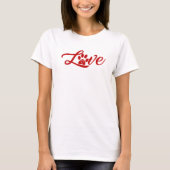 Hunde Liebe Paw T - Shirt (Vorderseite)